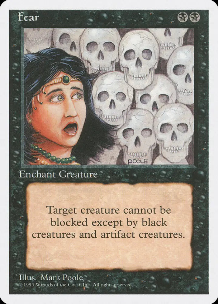 Fear [Fourth Edition] - MTG Single