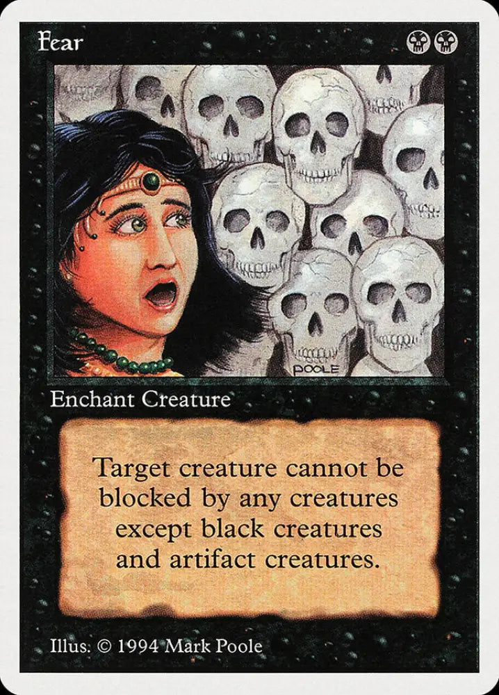 Fear [Summer Magic / Edgar] - MTG Single