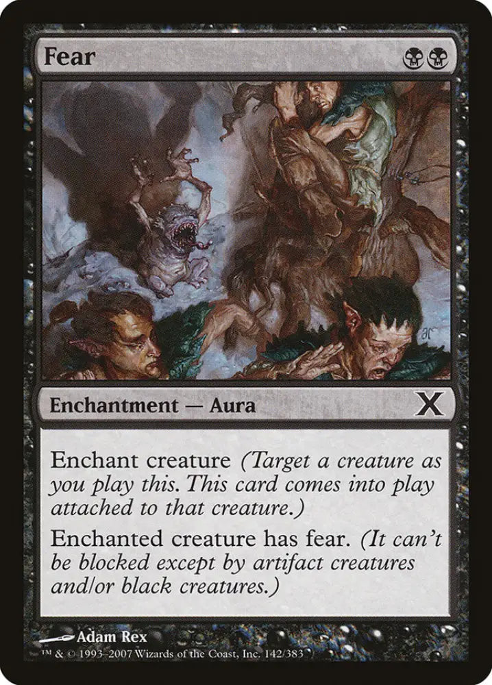 Fear [Tenth Edition] - MTG Single