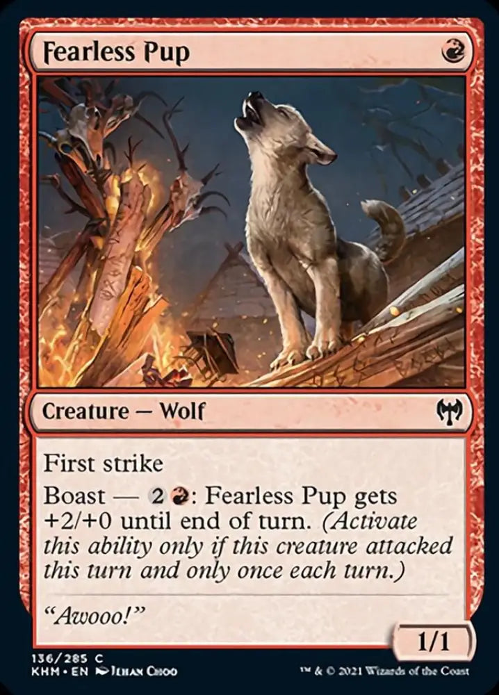 Fearless Pup [Kaldheim] - MTG Single