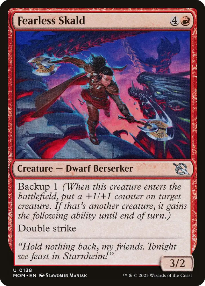 Fearless Skald [March of the Machine] - MTG Single