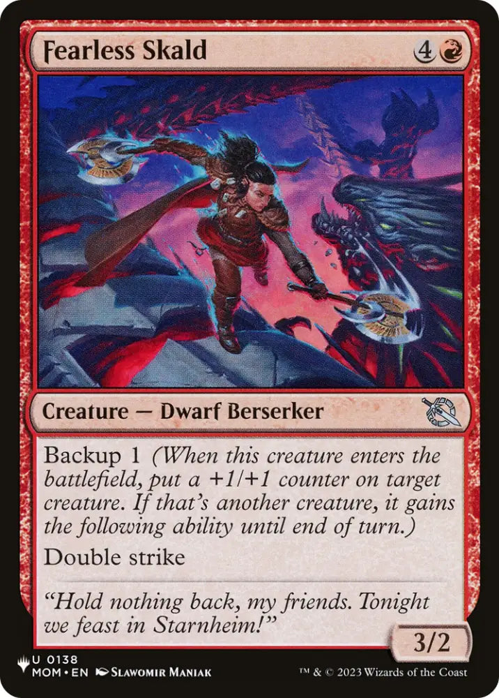 Fearless Skald [The List] - MTG Single