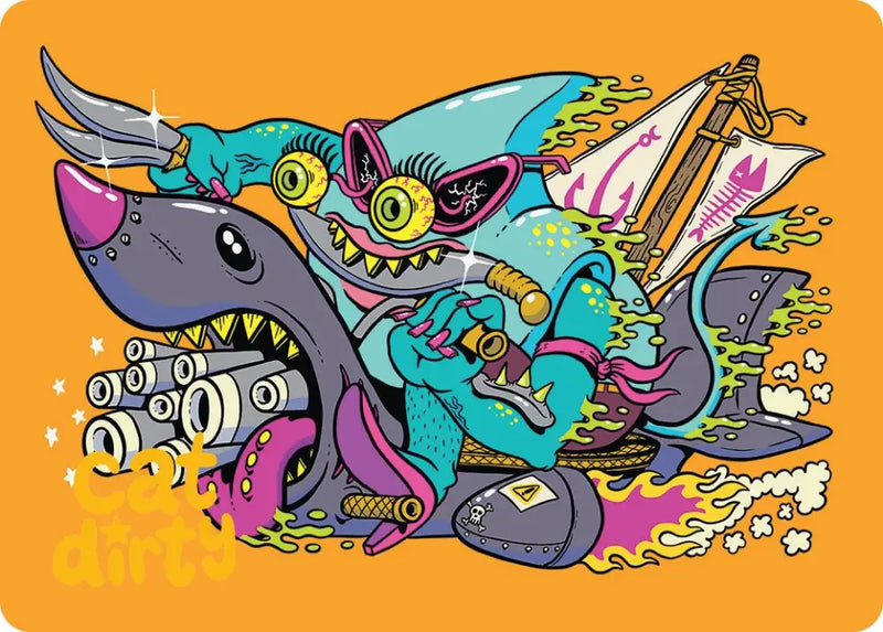 Fearless Swashbuckler Art Card (Gold-Stamped Signature) [Aetherdrift Art Series] - MTG Single