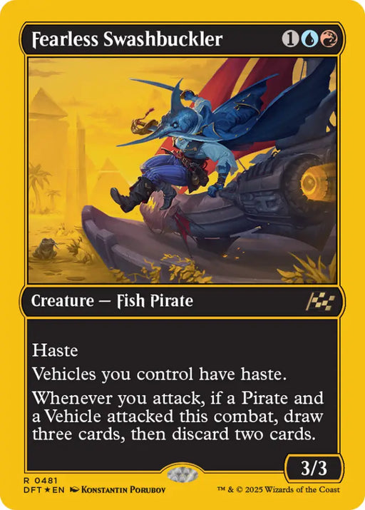 Fearless Swashbuckler (First-Place Foil) [Aetherdrift] - MTG Single