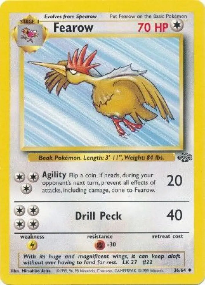 Fearow (36/64) [Jungle Unlimited] - Pokemon Single