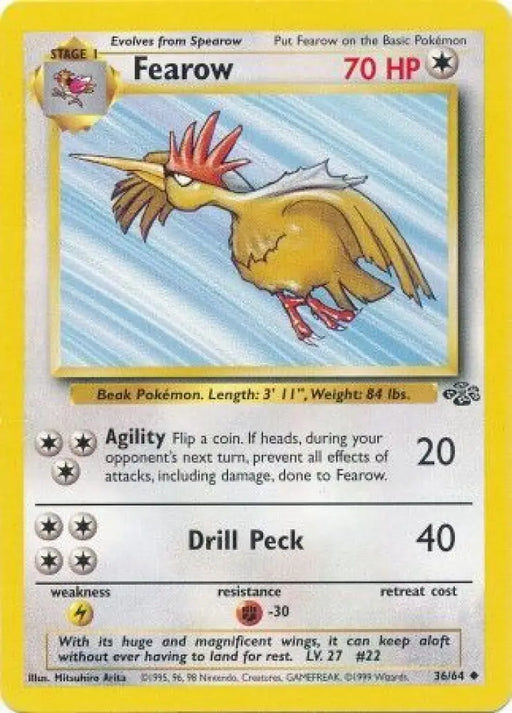 Fearow (36/64) [Jungle Unlimited] - Pokemon Single