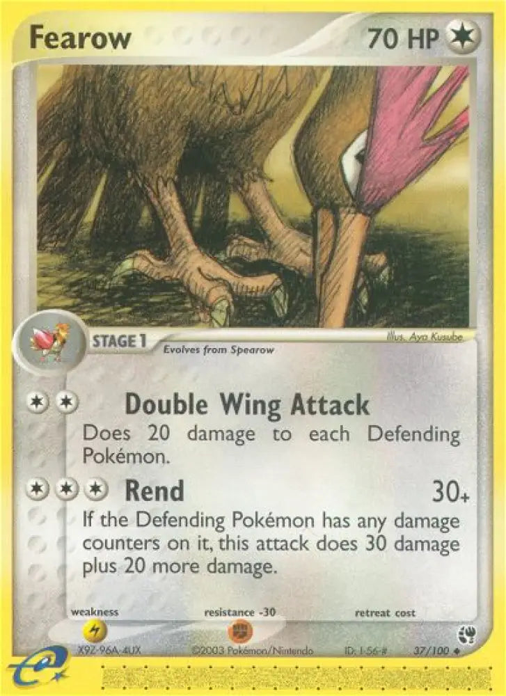 Fearow (37/100) [EX: Sandstorm] - Pokemon Single