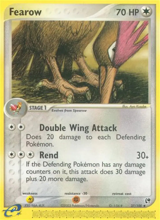 Fearow (37/100) [EX: Sandstorm] - Pokemon Single