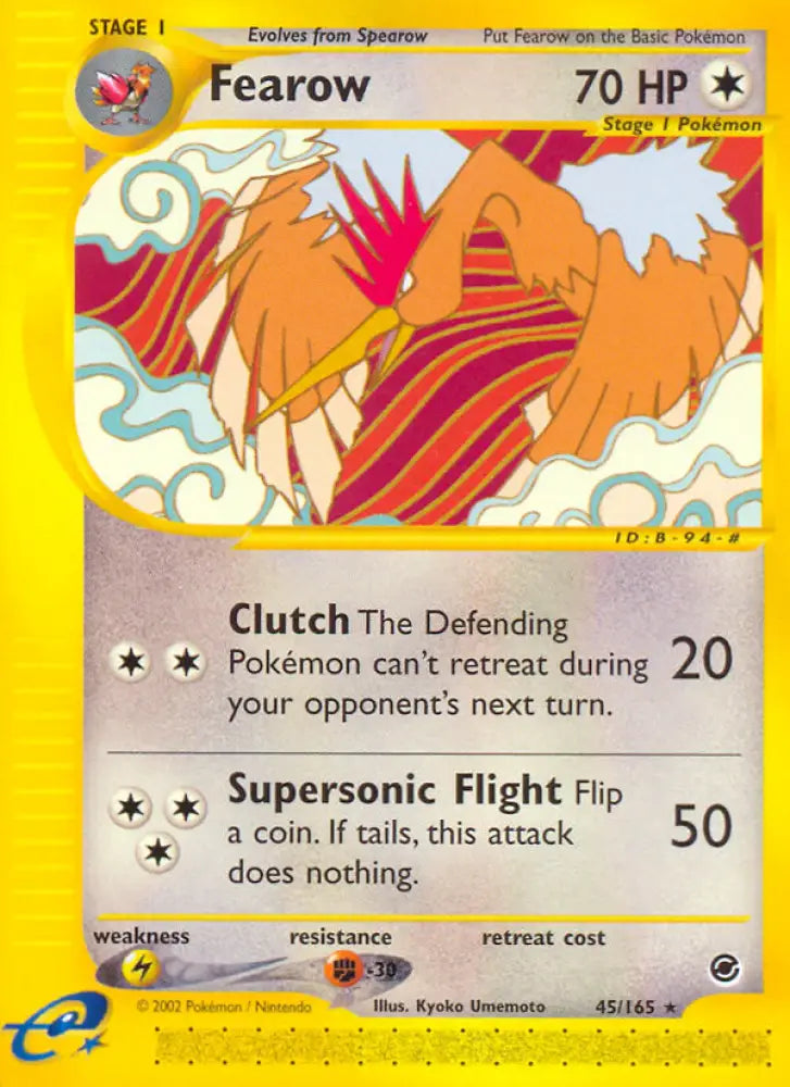 Fearow (45/165) [Expedition: Base Set] - Pokemon Single