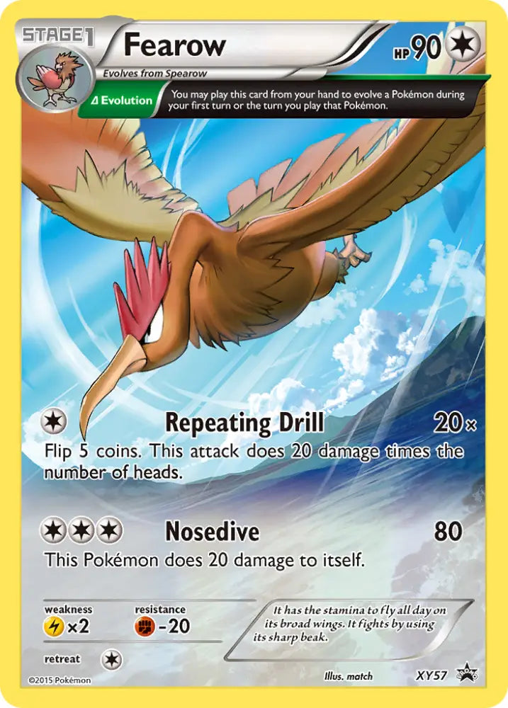Fearow (XY57) [XY: Black Star Promos] - Pokemon Single