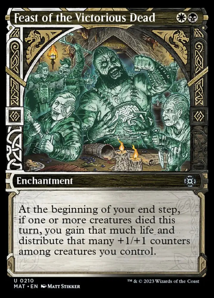 Feast of the Victorious Dead (Showcase Halo Foil) [March of the Machine: The Aftermath] - MTG Single