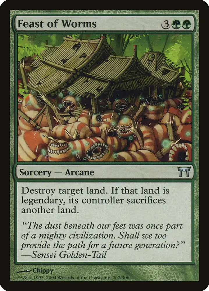 Feast of Worms [Champions of Kamigawa] - MTG Single