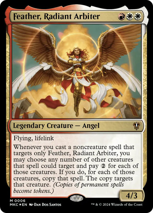 Feather Radiant Arbiter [Murders at Karlov Manor Commander] - MTG Single