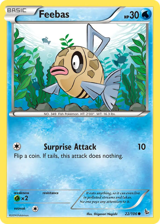 Feebas (22/106) [XY: Flashfire] - Pokemon Single