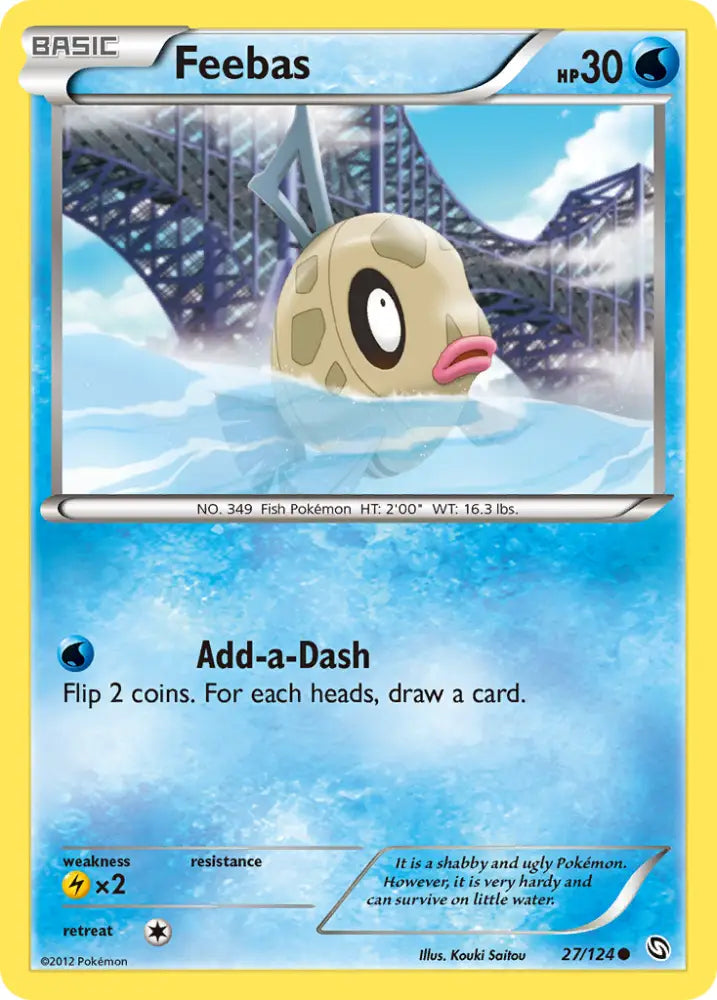 Feebas (27/124) [Black & White: Dragons Exalted] - Pokemon Single