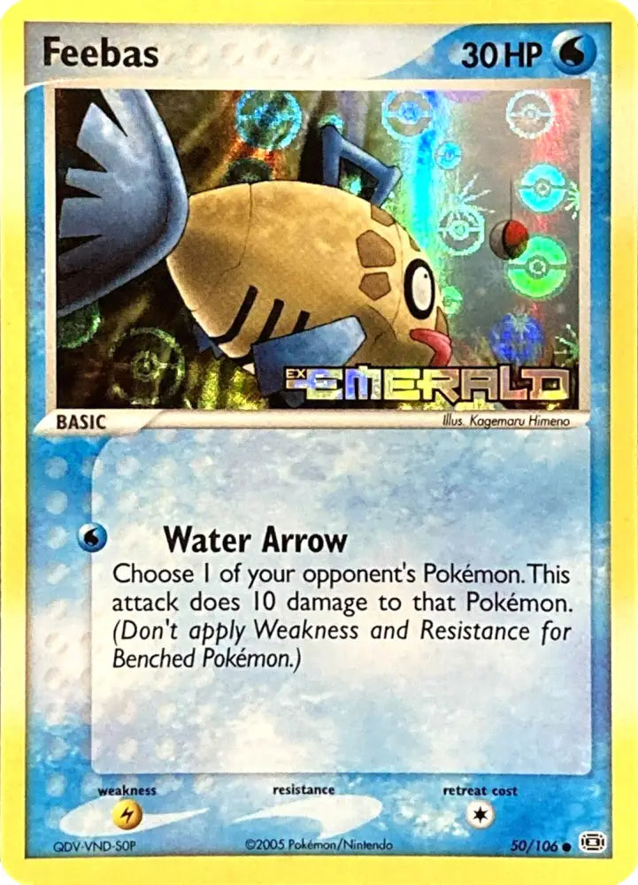 Feebas (50/106) (Stamped) [EX: Emerald] - Pokemon Single