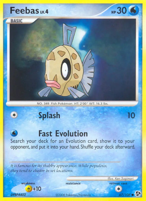 Feebas (67/106) [Diamond & Pearl: Great Encounters] - Pokemon Single