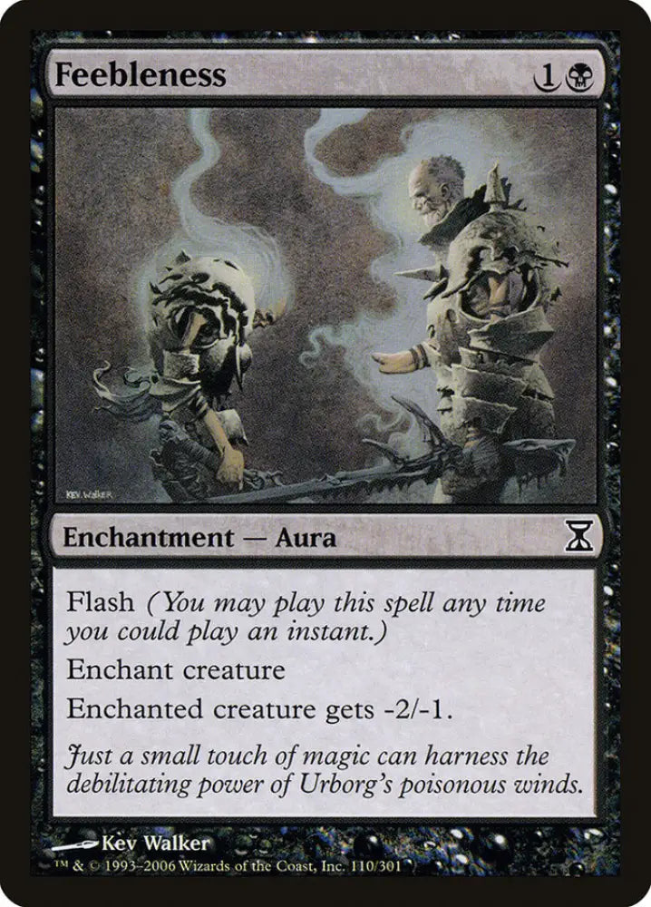 Feebleness [Time Spiral] - MTG Single