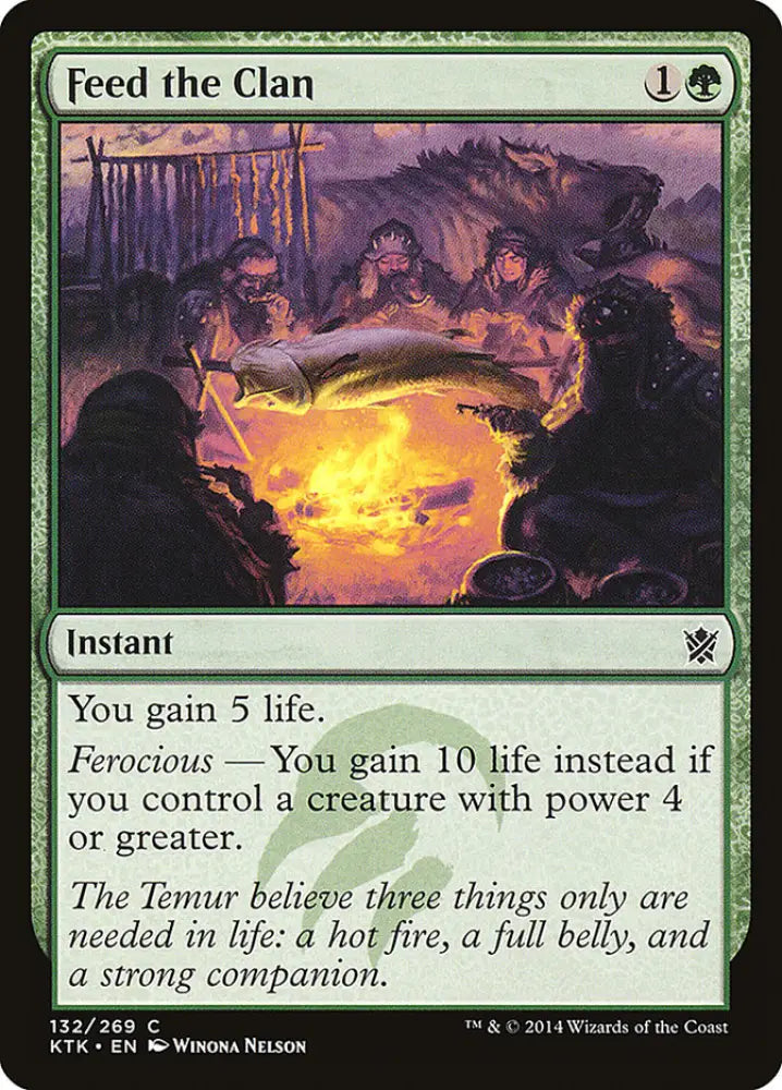 Feed the Clan [Khans of Tarkir] - MTG Single