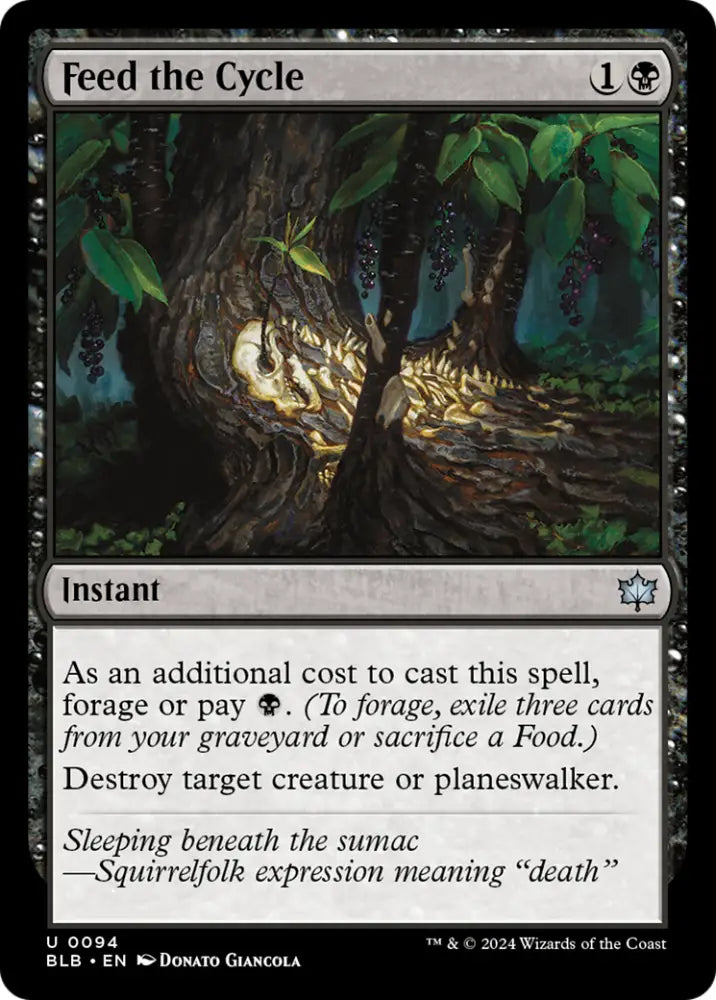 Feed the Cycle [Bloomburrow] - MTG Single