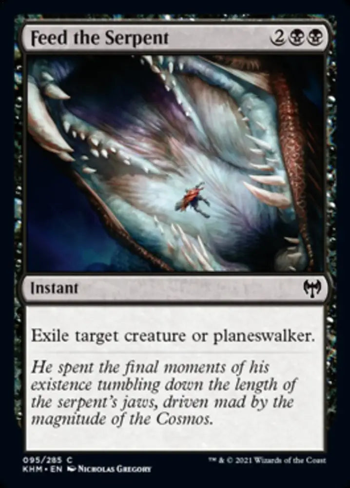 Feed the Serpent [Kaldheim] - MTG Single