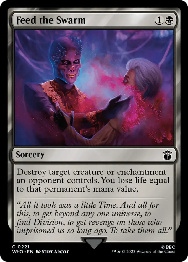 Feed the Swarm [Doctor Who] - MTG Single