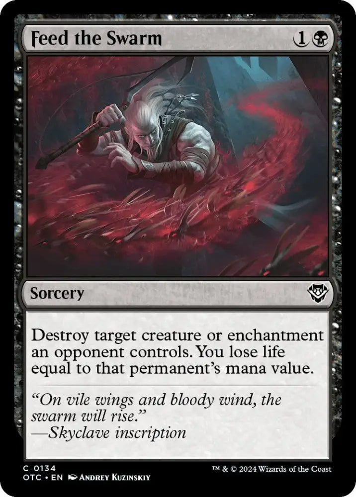Feed the Swarm [Outlaws of Thunder Junction Commander] - MTG Single