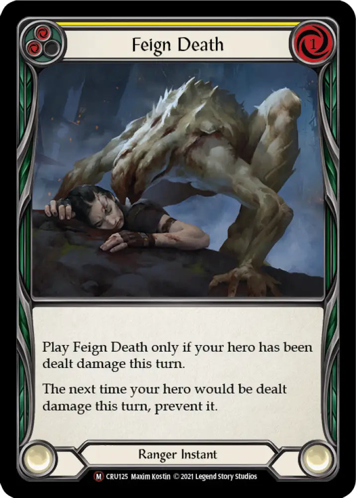 Feign Death [Crucible of War Unlimited] Unlimited Rainbow Foil - Flesh And Blood Single