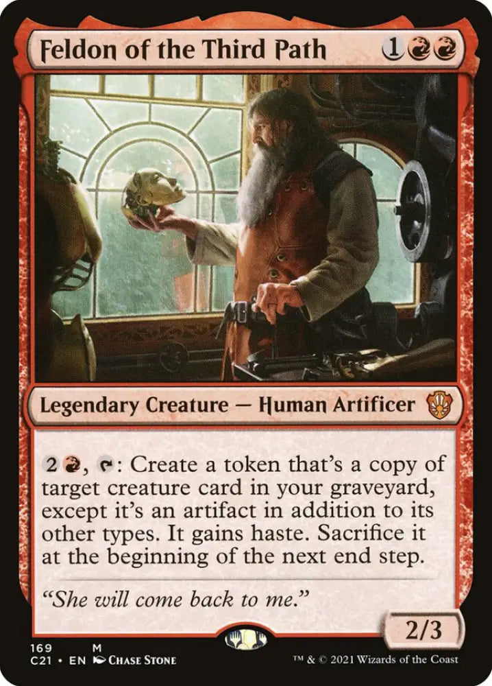 Feldon of the Third Path [Commander 2021] - MTG Single