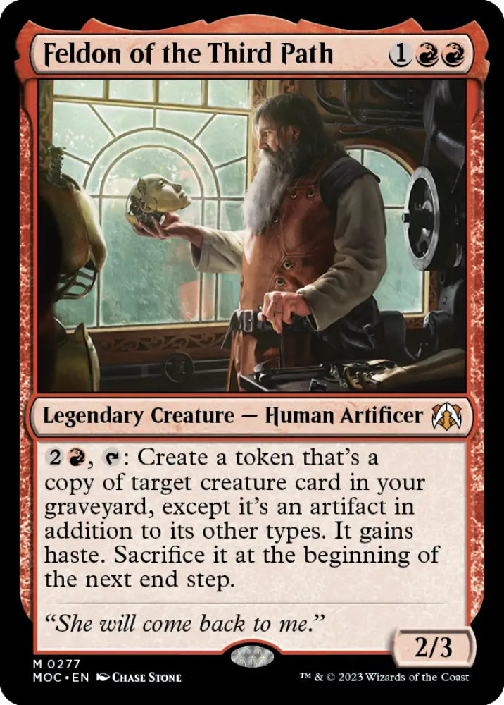 Feldon of the Third Path [March of the Machine Commander] - MTG Single