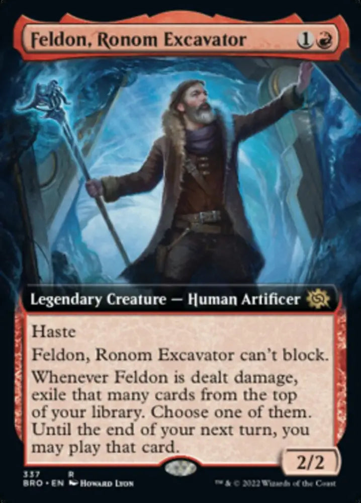 Feldon Ronom Excavator (Extended Art) [The Brothers’ War] - MTG Single