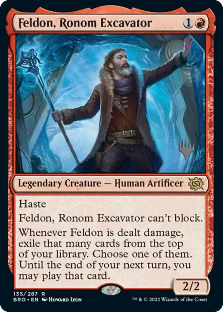 Feldon Ronom Excavator (Promo Pack) [The Brothers’ War Promos] - MTG Single