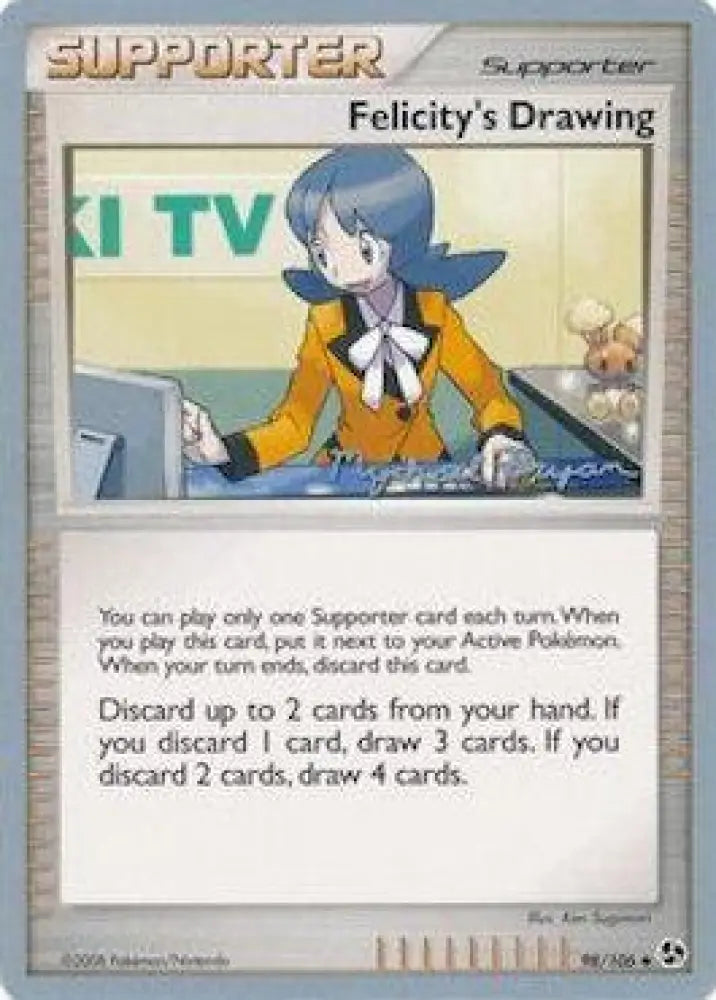 Felicity’s Drawing (98/106) (Happy Luck - Mychael Bryan) [World Championships 2010] - Pokemon Single