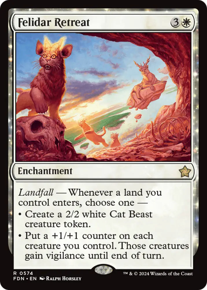 Felidar Retreat [Foundations] - MTG Single