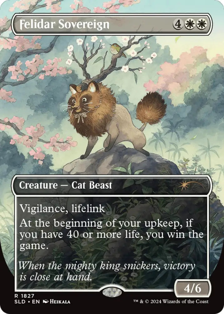 Felidar Sovereign (1827) (Rainbow Foil) [Secret Lair Drop Series] - MTG Single