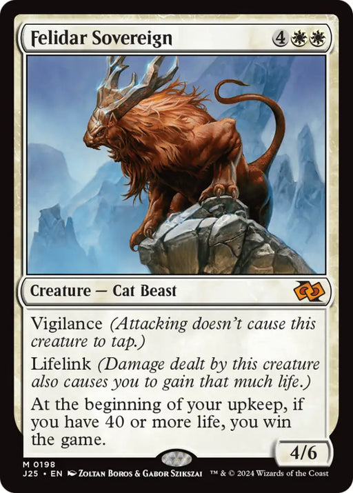 Felidar Sovereign [Foundations Jumpstart] - MTG Single