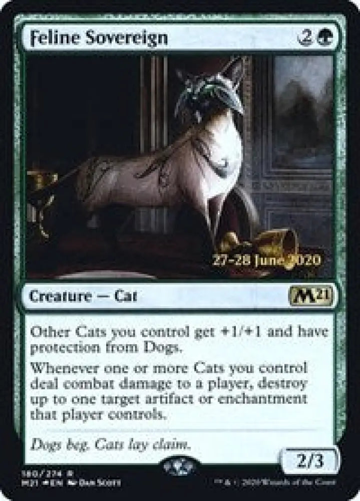 Feline Sovereign (180) [Prerelease Cards]