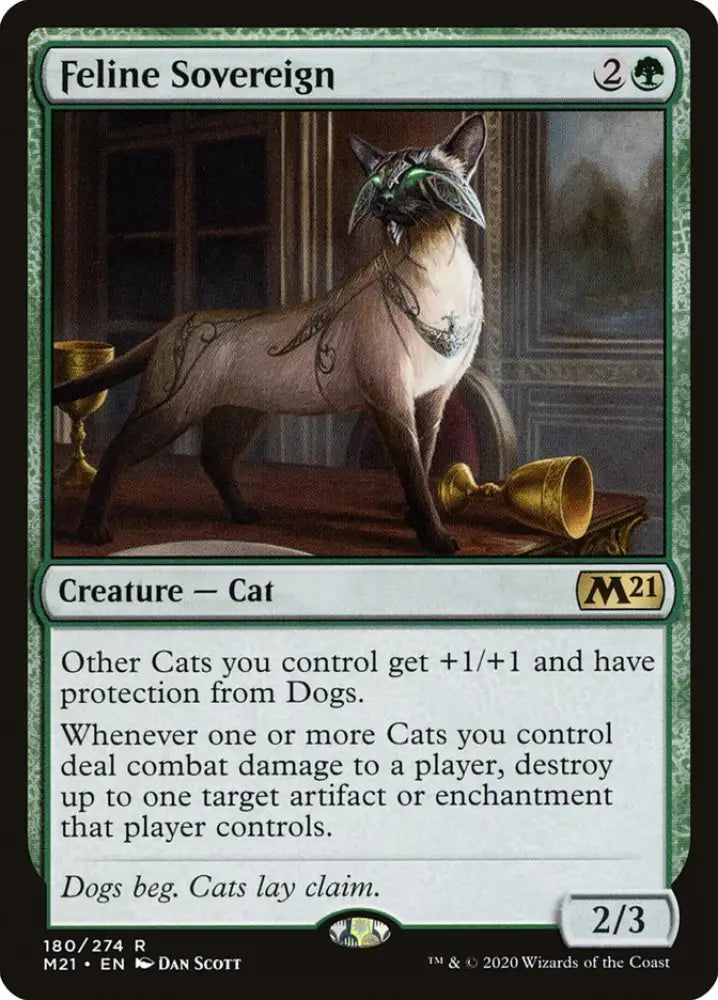 Feline Sovereign [Core Set 2021] - MTG Single