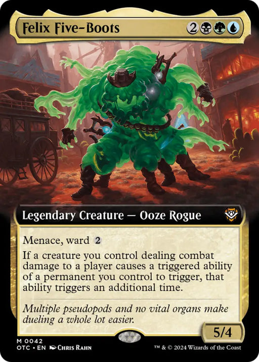 Felix Five-Boots (Extended Art) [Outlaws of Thunder Junction Commander] - MTG Single