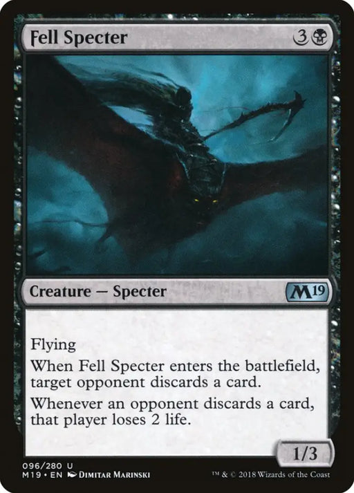 Fell Specter [Core Set 2019] - MTG Single