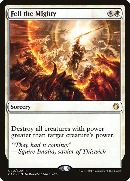 Fell the Mighty [Commander 2017] - MTG Single