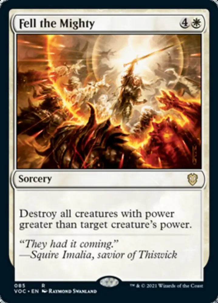 Fell the Mighty [Innistrad: Crimson Vow Commander] - MTG Single