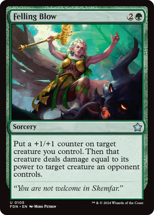 Felling Blow [Foundations] - MTG Single