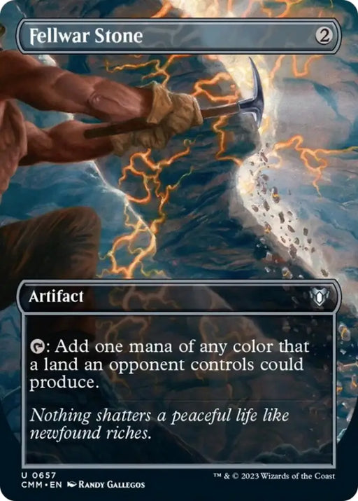Fellwar Stone (Borderless Alternate Art) [Commander Masters] - MTG Single