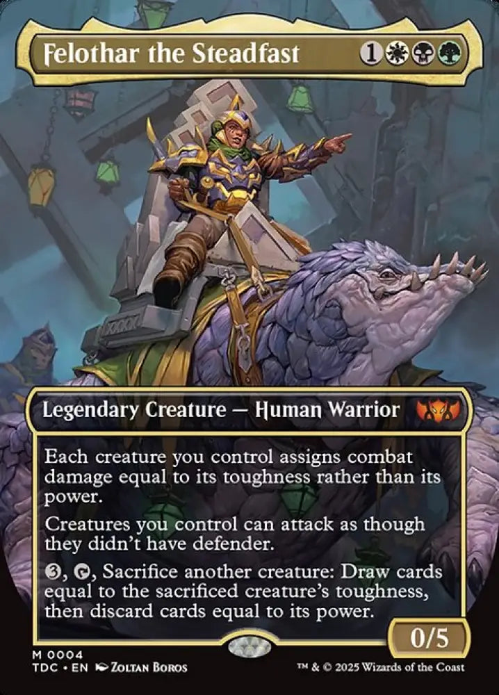 Felothar the Steadfast (4) [Tarkir: Dragonstorm Commander]