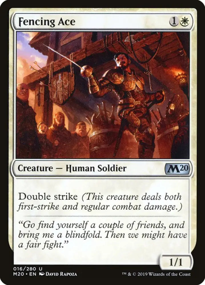 Fencing Ace [Core Set 2020] - MTG Single