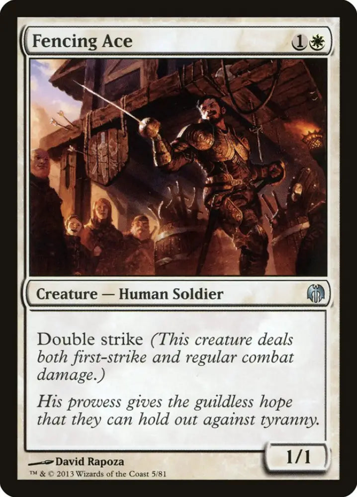 Fencing Ace [Duel Decks: Heroes vs. Monsters] - MTG Single