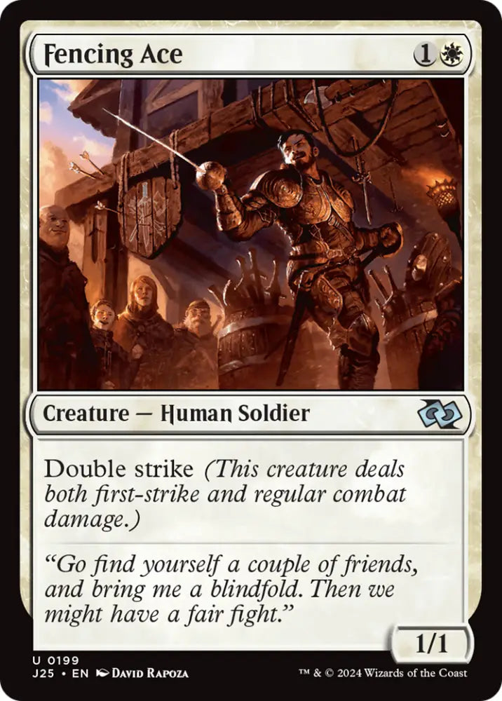 Fencing Ace [Foundations Jumpstart] - MTG Single