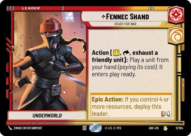 Fennec Shand - Ready for War (2/264) [Ashes of the Empire]