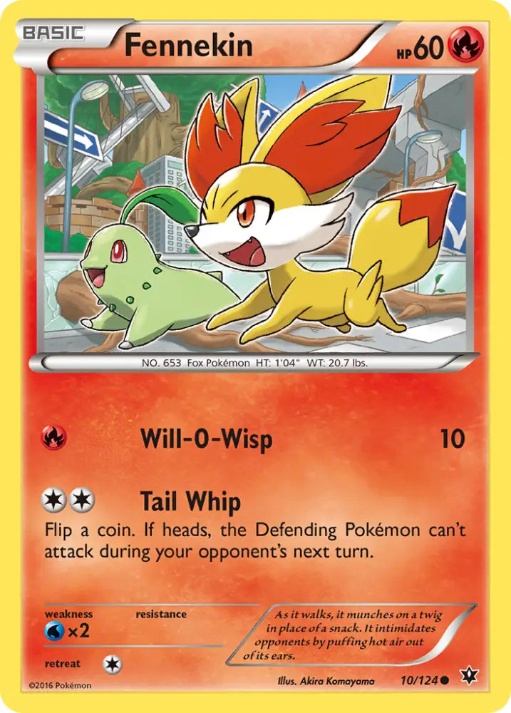 Fennekin (10/124) [XY: Fates Collide] - Pokemon Single